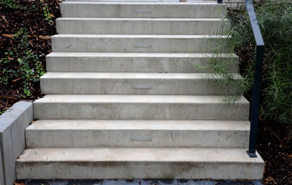 Poured Step Installation in Hayden