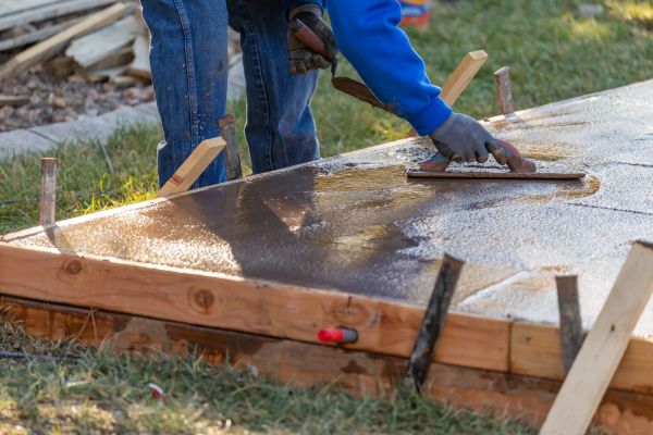 Patio Slab Construction in Hayden