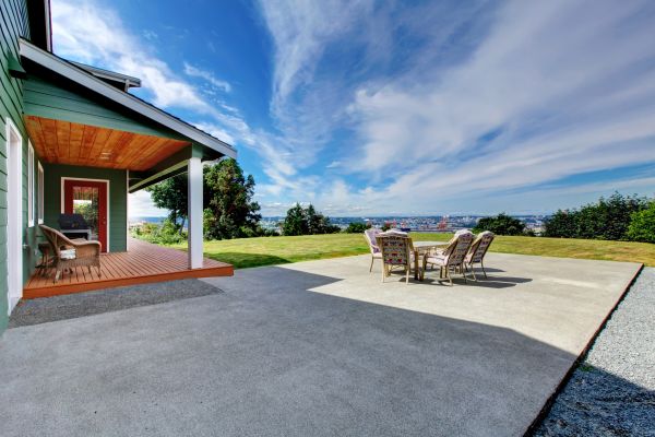 Backyard Concrete Paving in Hayden