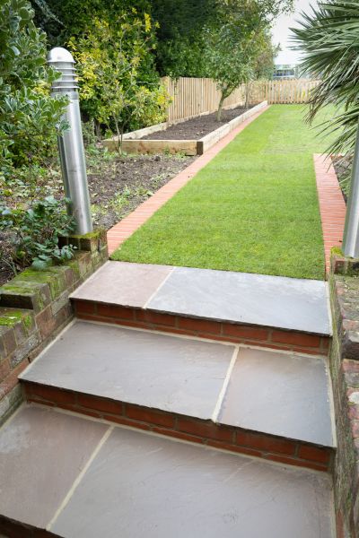 Backyard Steps Installation in Hayden