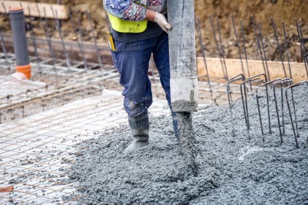 Cabin Foundation Pouring in Hayden