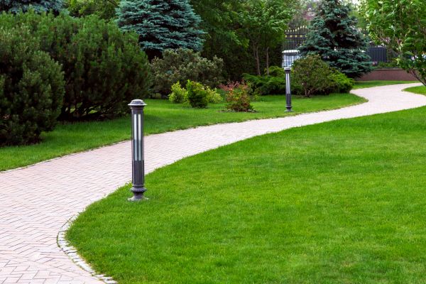 Backyard Sidewalk Installation in Hayden